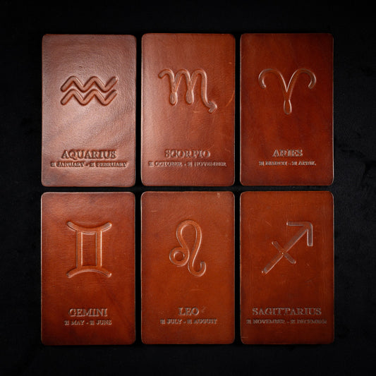 Handmade Zodiac Leather Deck