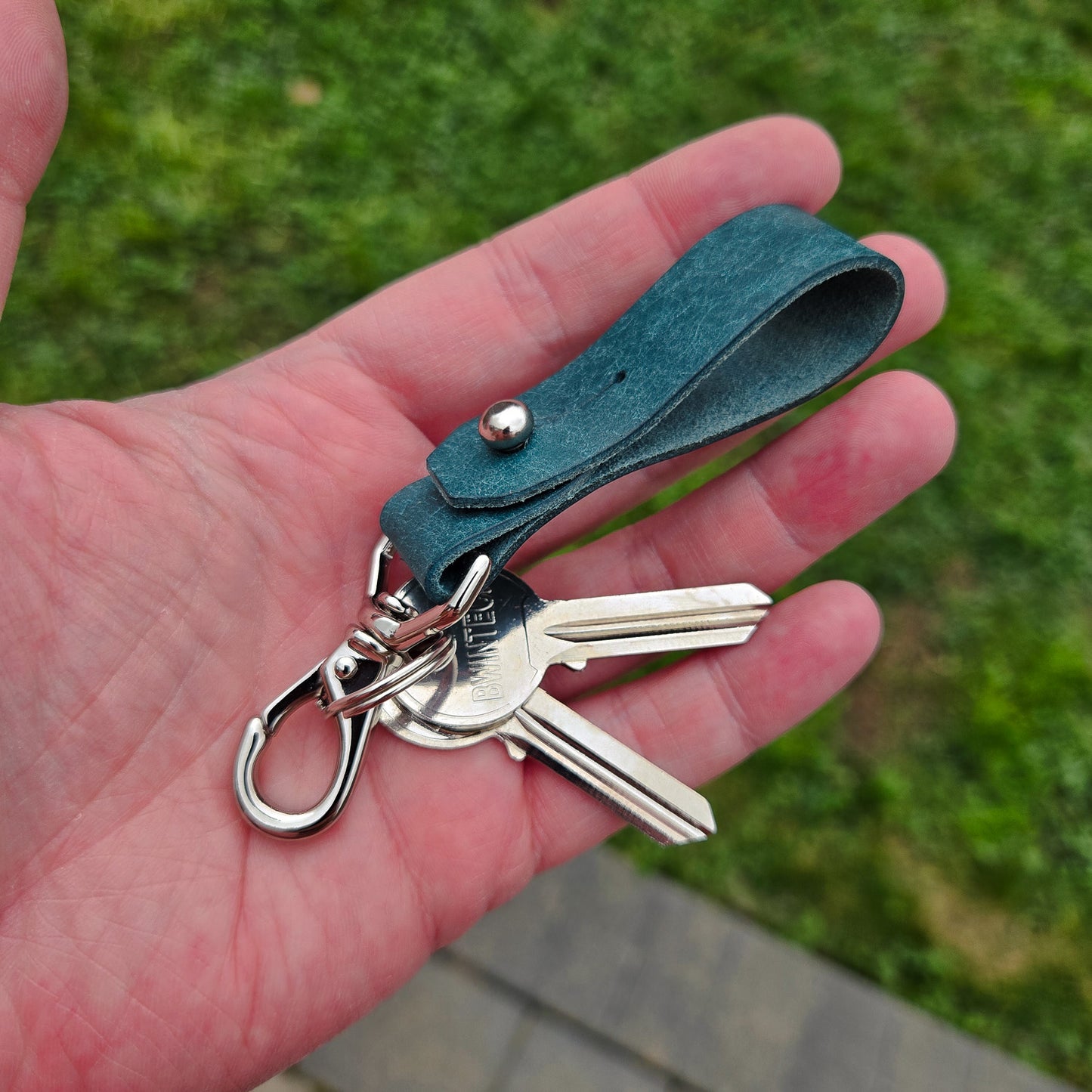 The Matlock Handmade Leather Keychain