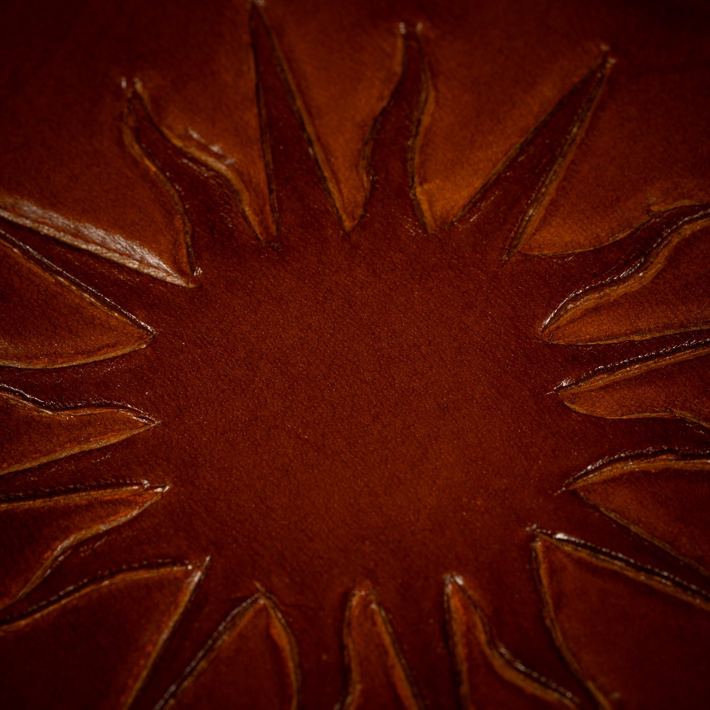 Handmade Leather Ritual Tealight Tray Set (3-Slot)