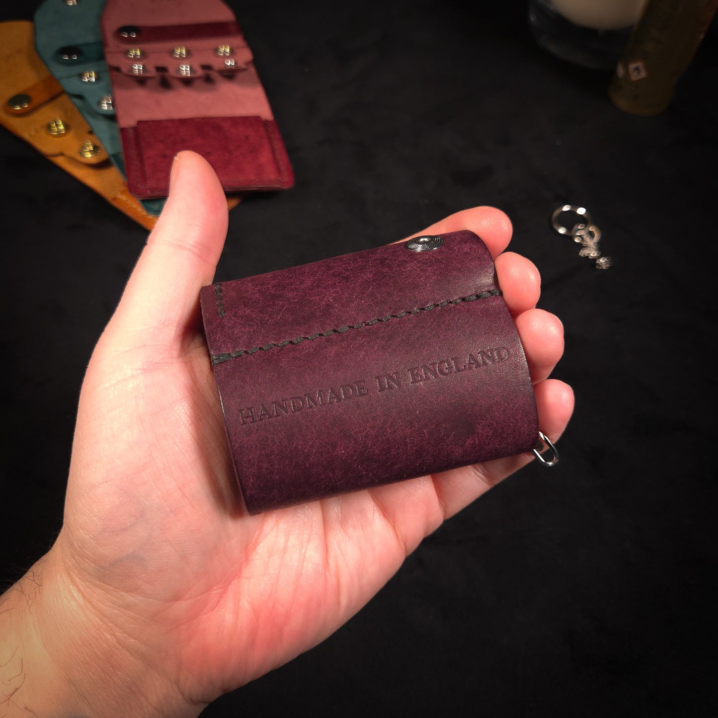 The Dovedale Handmade Leather Travel Jewellery Case