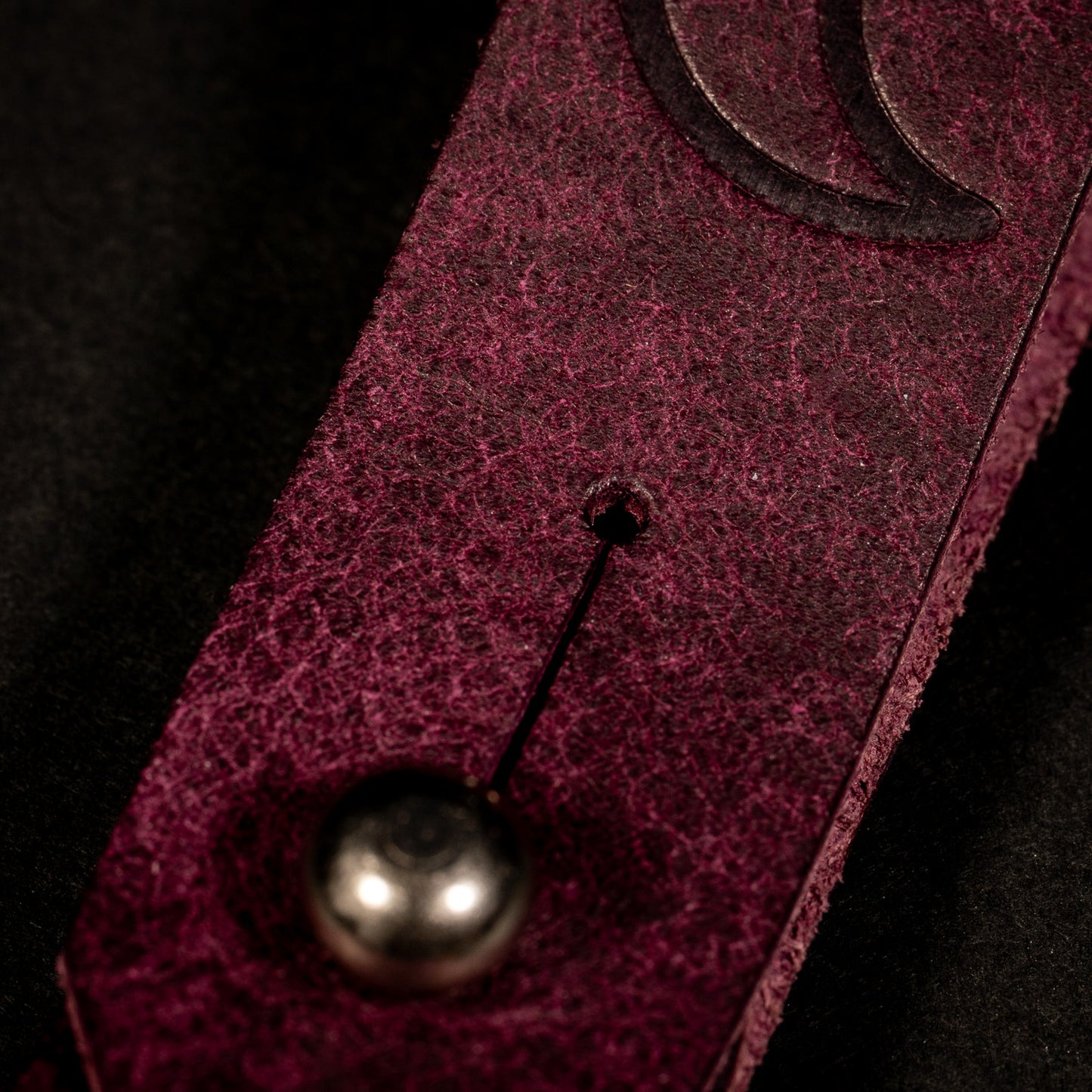 Handmade Leather Keychain Gift Set (Moon)