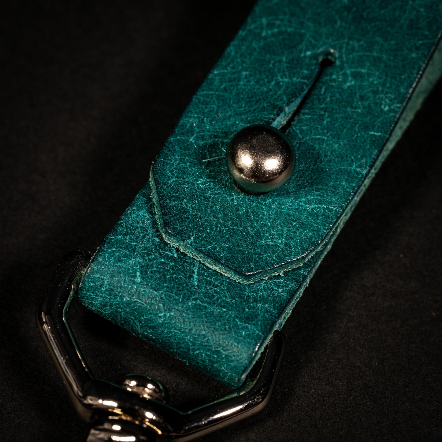 The Matlock Handmade Leather Keychain
