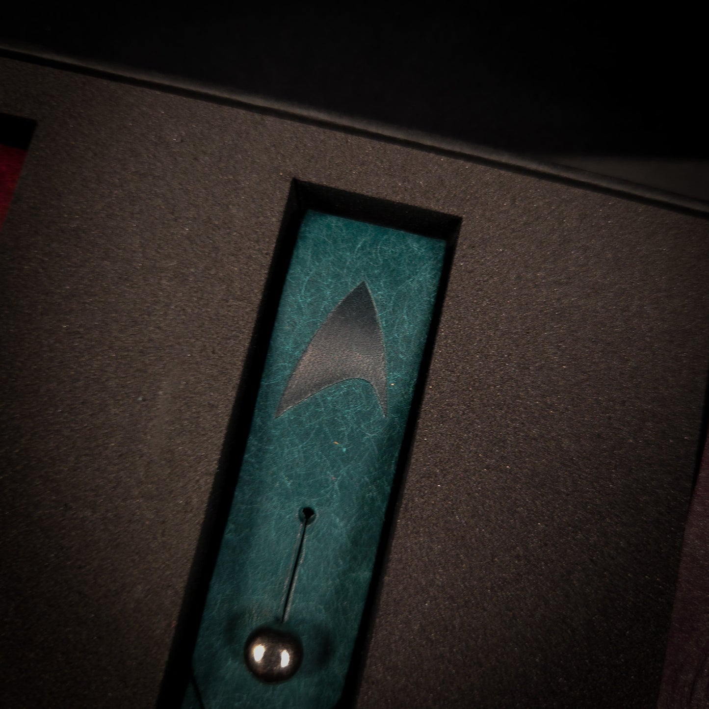Handmade Leather Keychain Gift Set (Space)