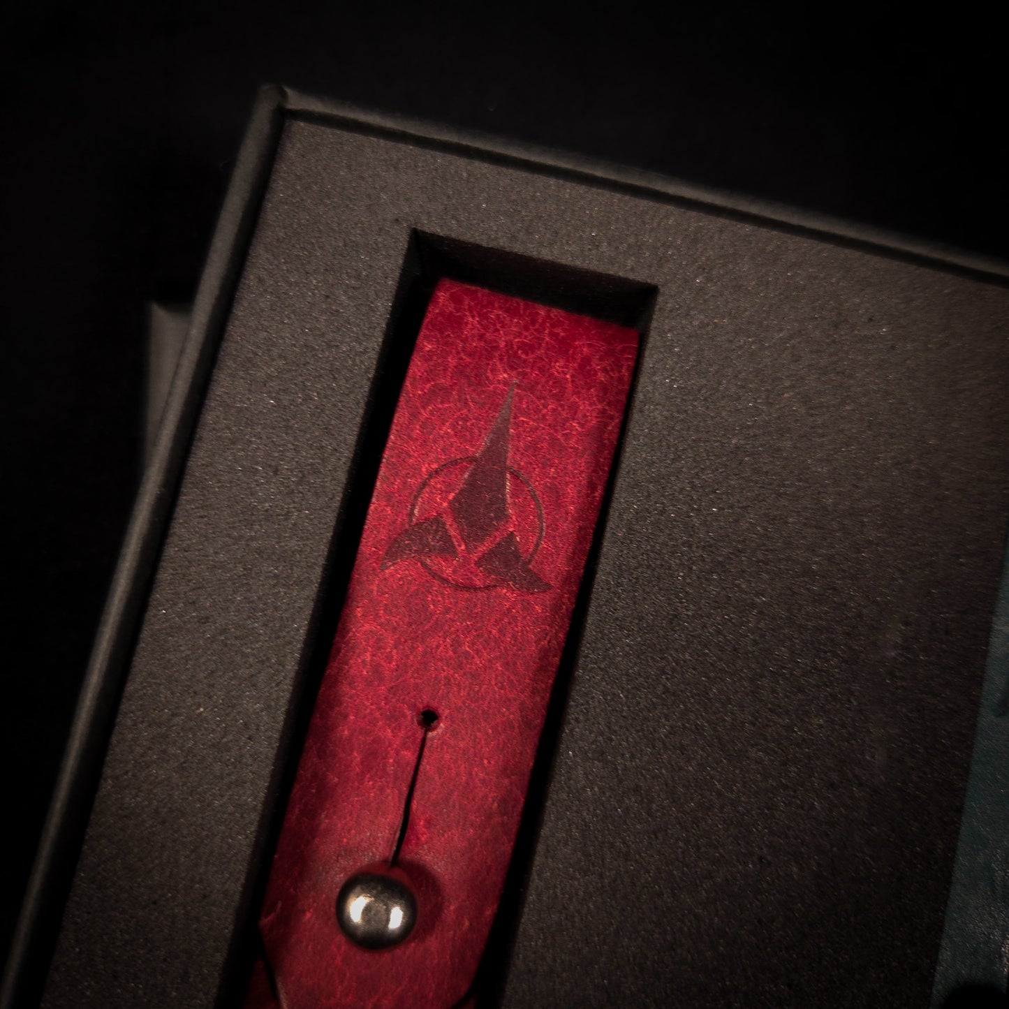 Handmade Leather Keychain Gift Set (Space)