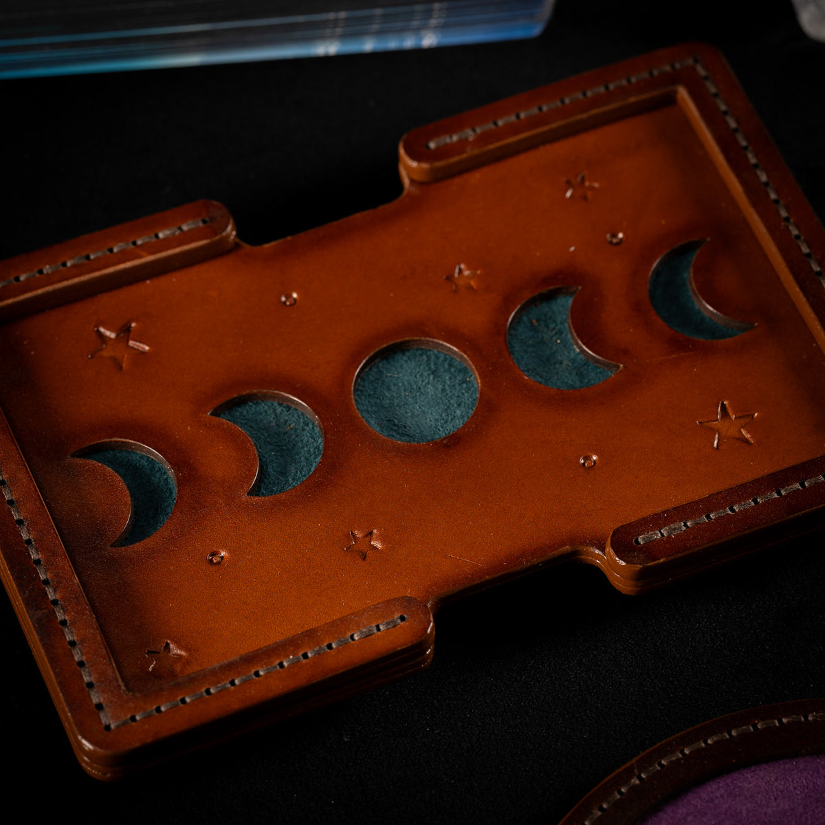 Handmade Leather Tarot Deck Stand