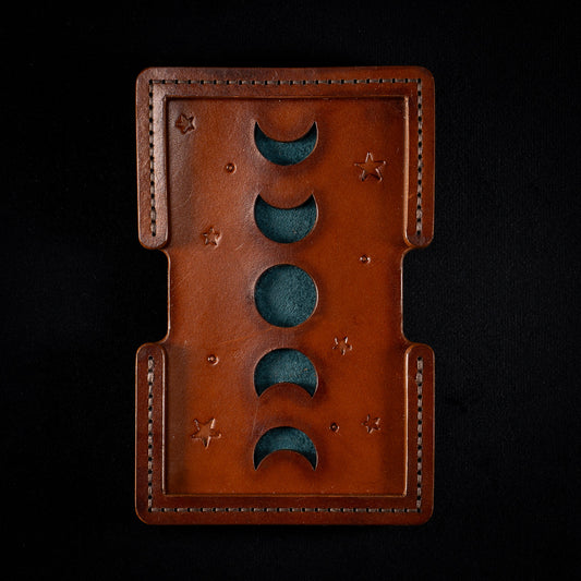 Handmade Leather Tarot Deck Stand