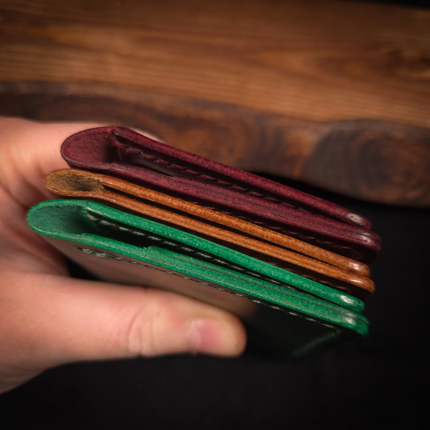 The Buxton Handmade Leather Wallet