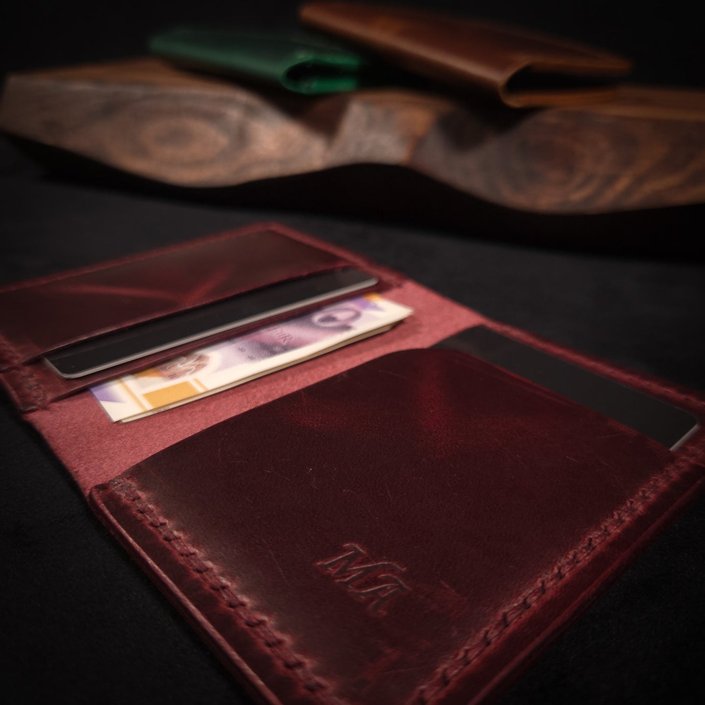 The Buxton Handmade Leather Wallet