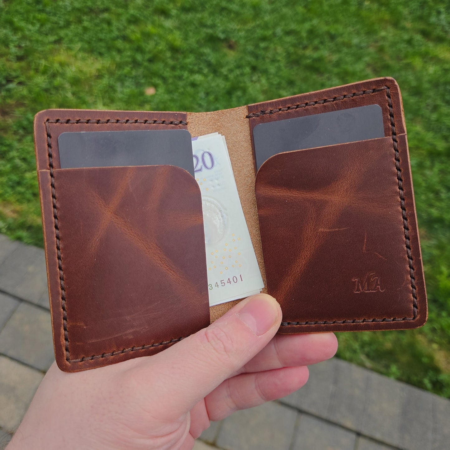 The Buxton Handmade Leather Wallet