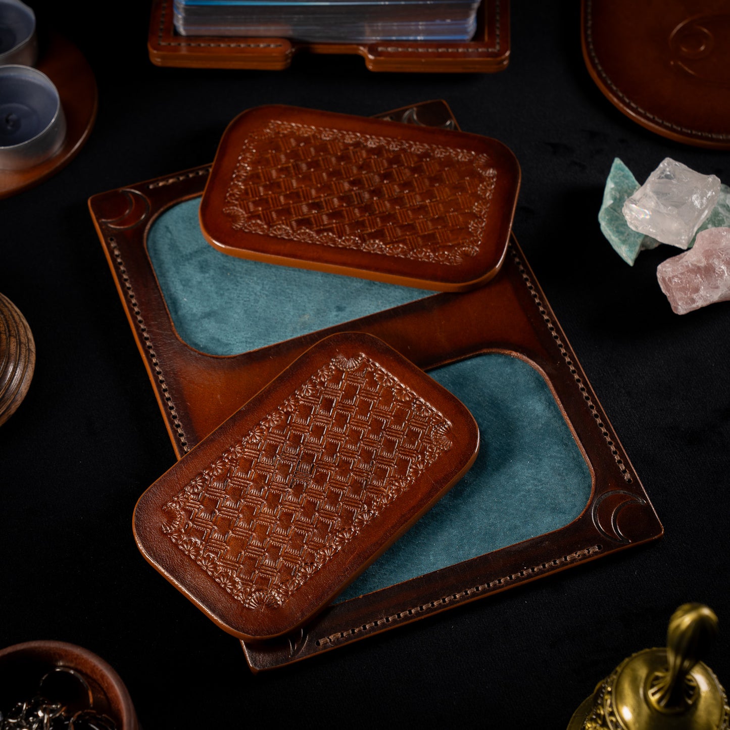 The Hearth Handmade Leather Altar