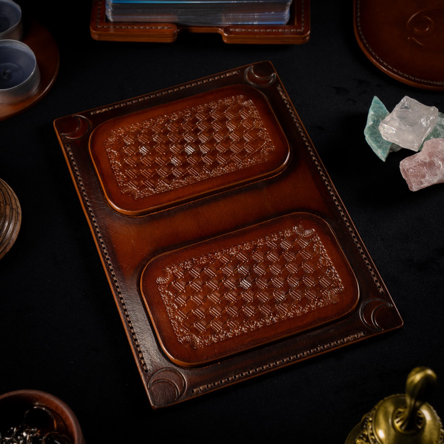 The Hearth Handmade Leather Altar