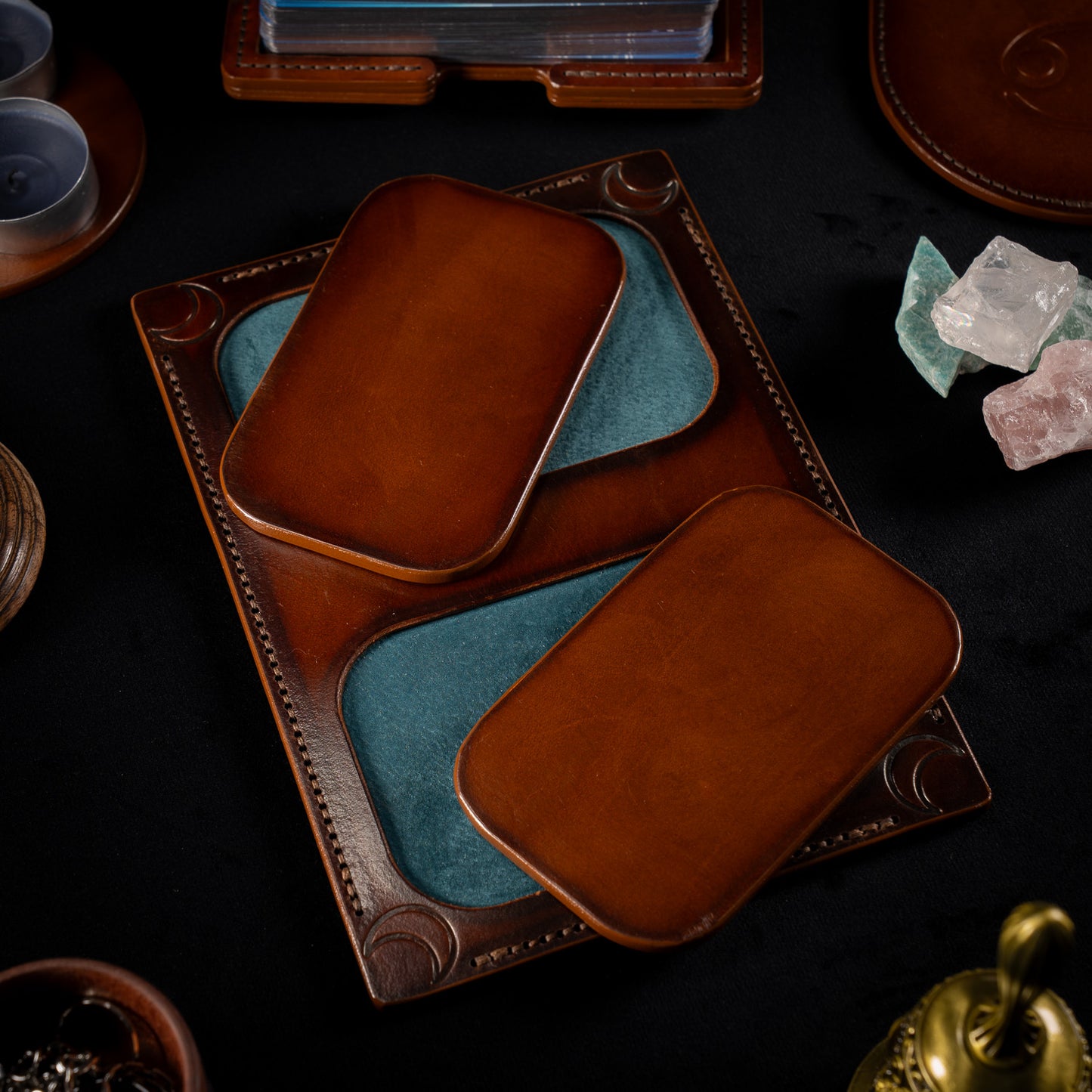 The Hearth Handmade Leather Altar