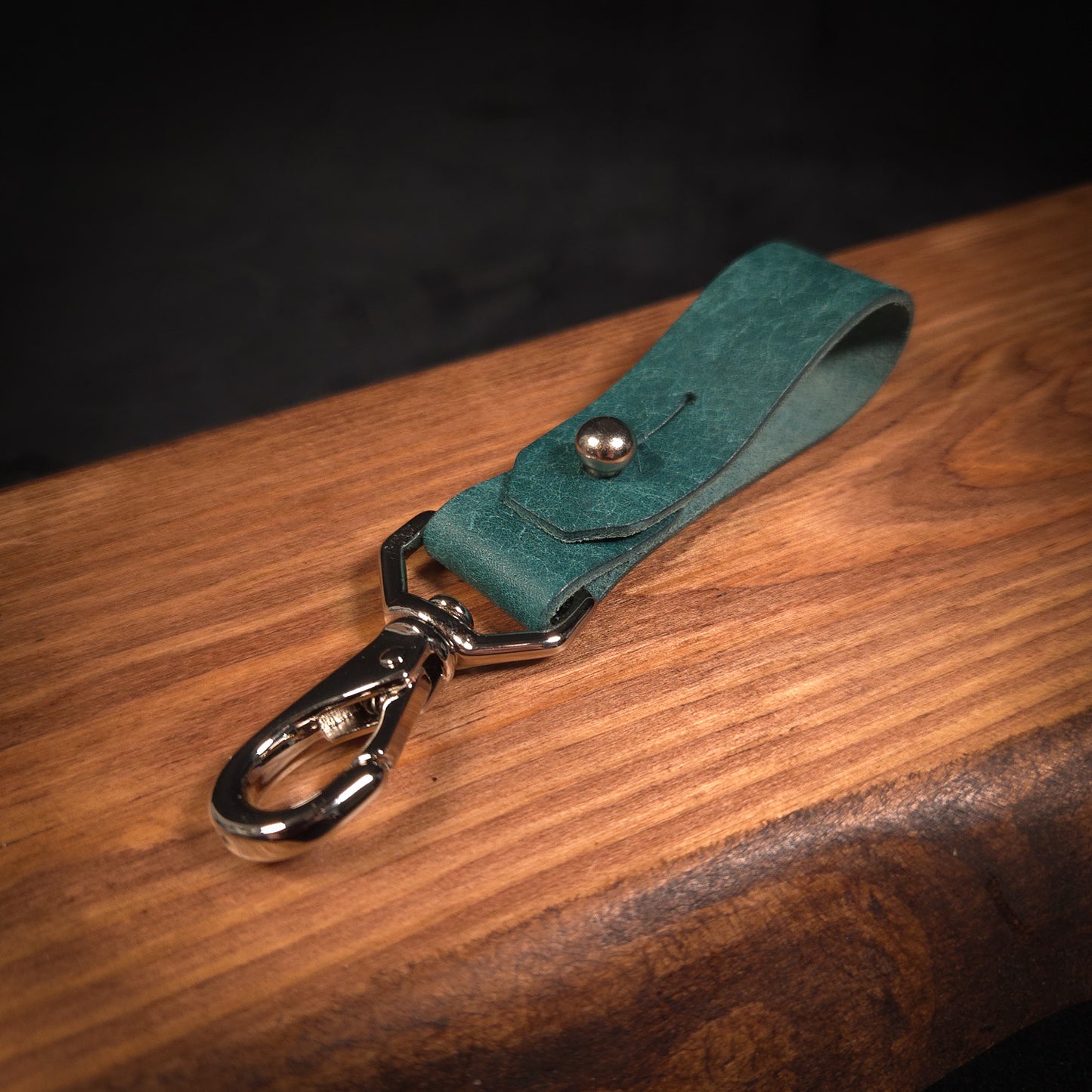 The Matlock Handmade Leather Keychain