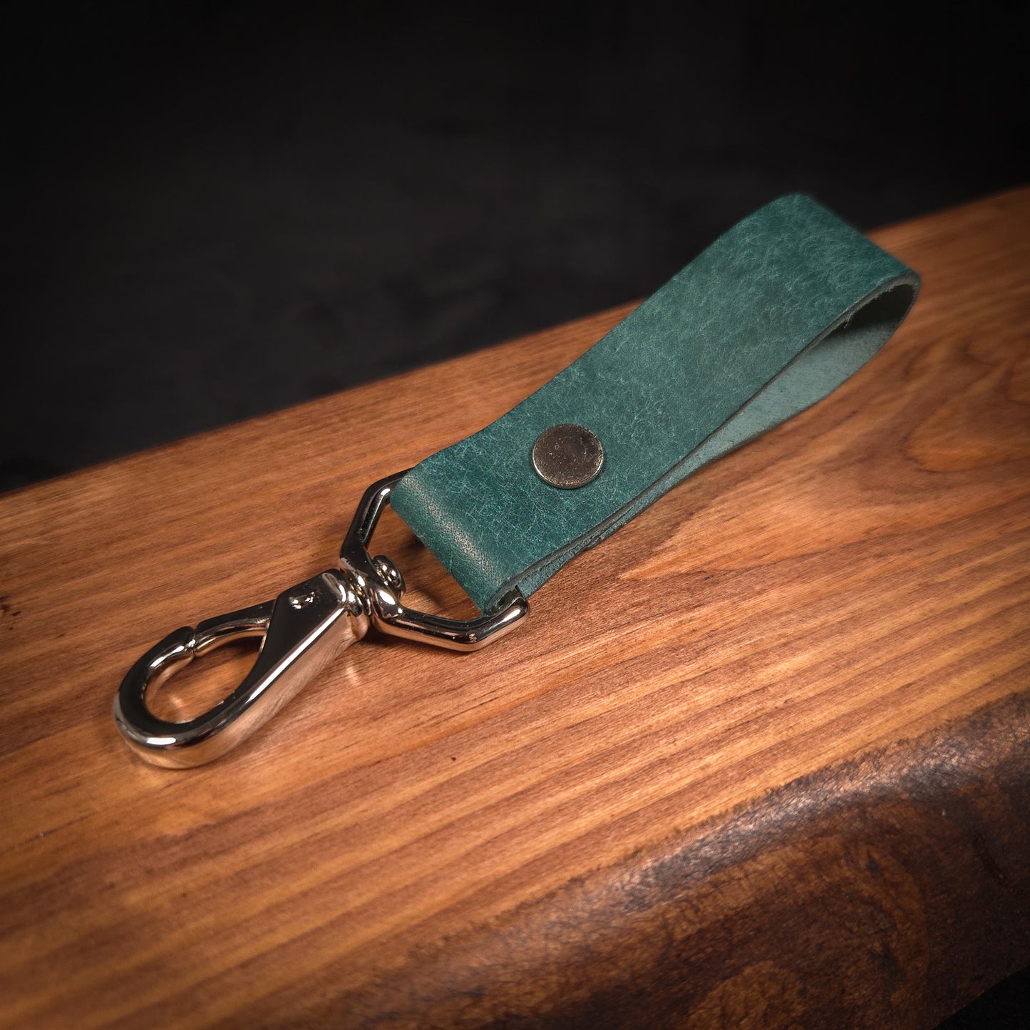 The Matlock Handmade Leather Keychain