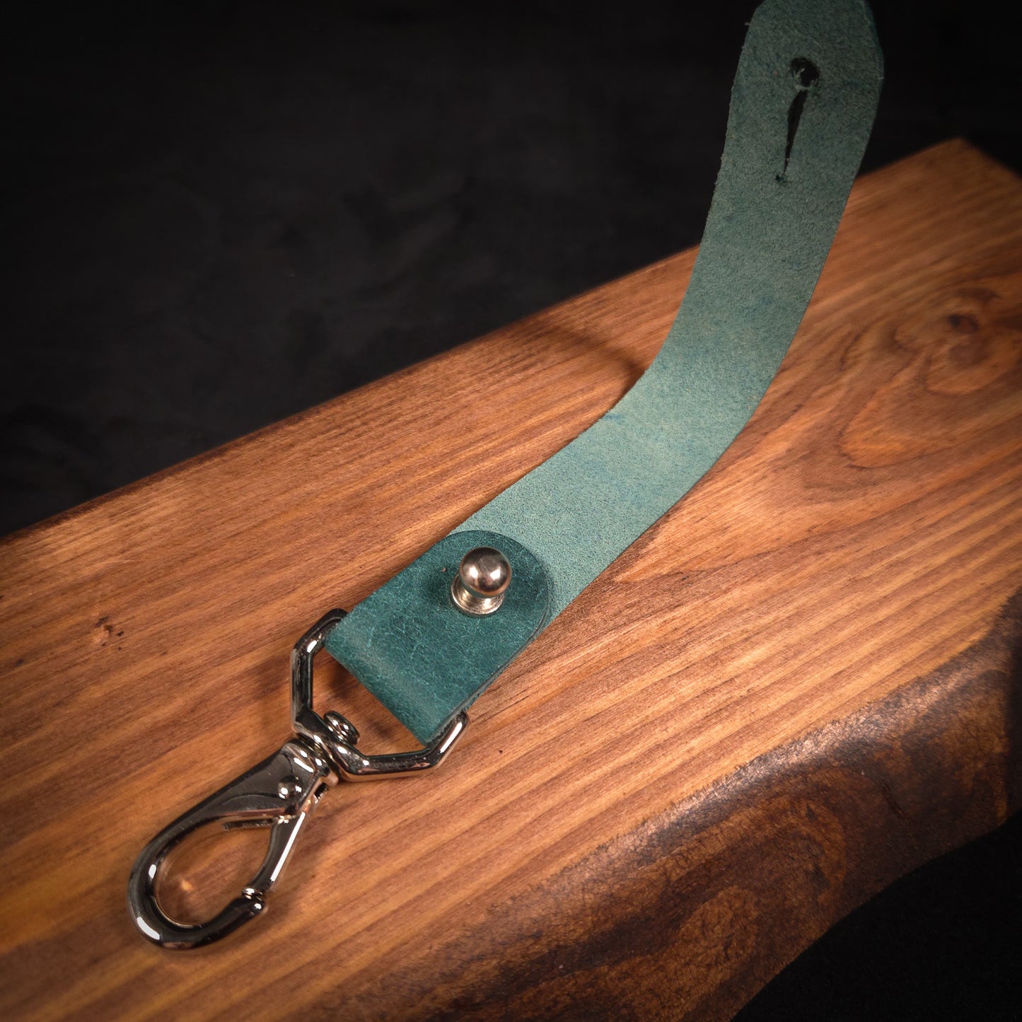 The Matlock Handmade Leather Keychain