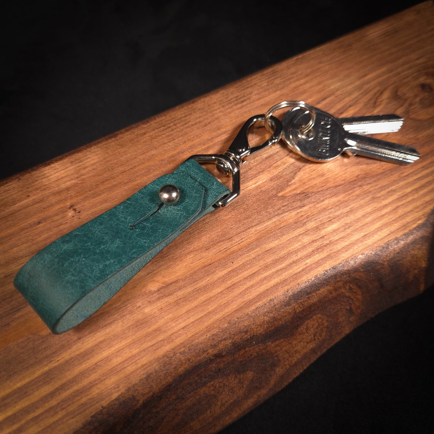 The Matlock Handmade Leather Keychain
