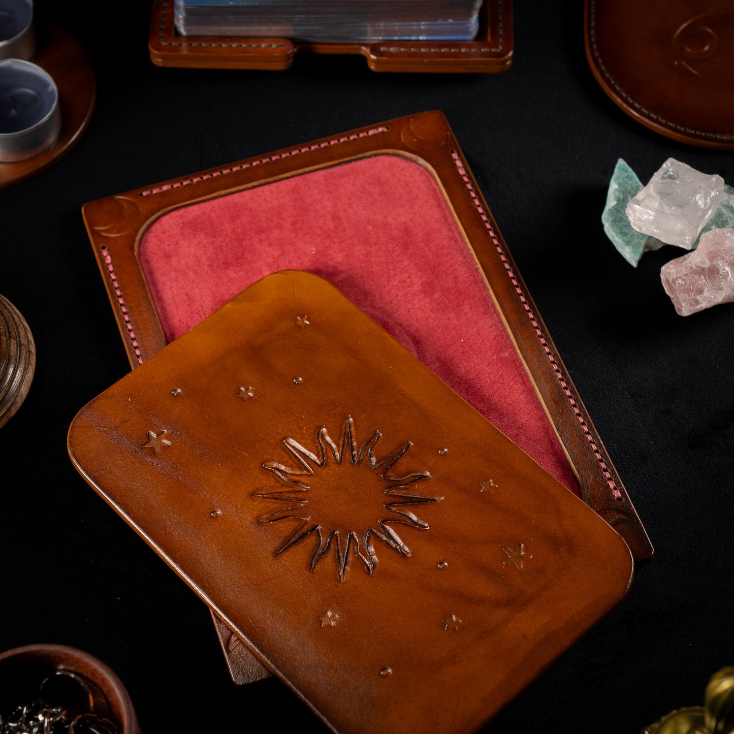The Reliquary Handmade Leather Altar