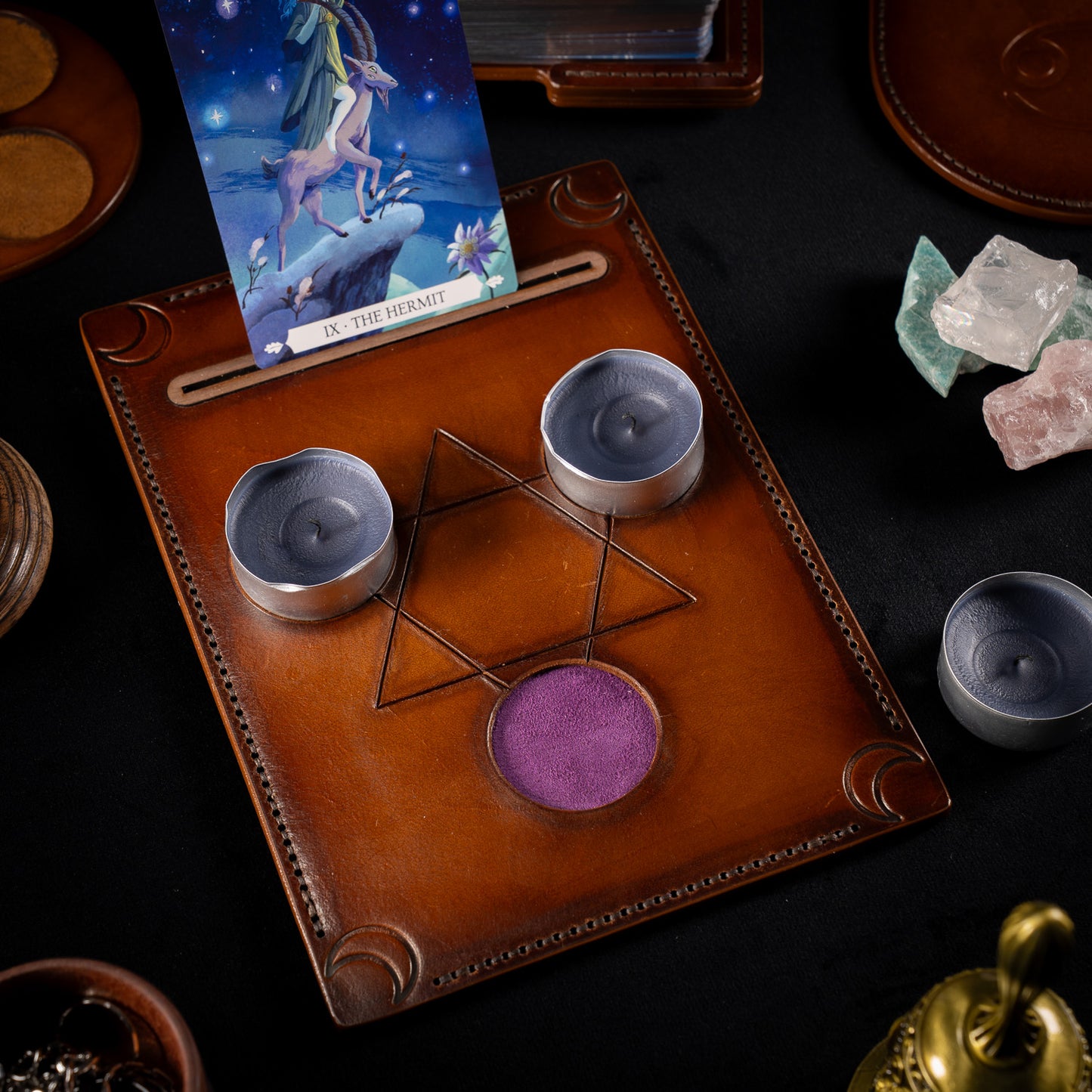 The Vigil Handmade Leather Altar