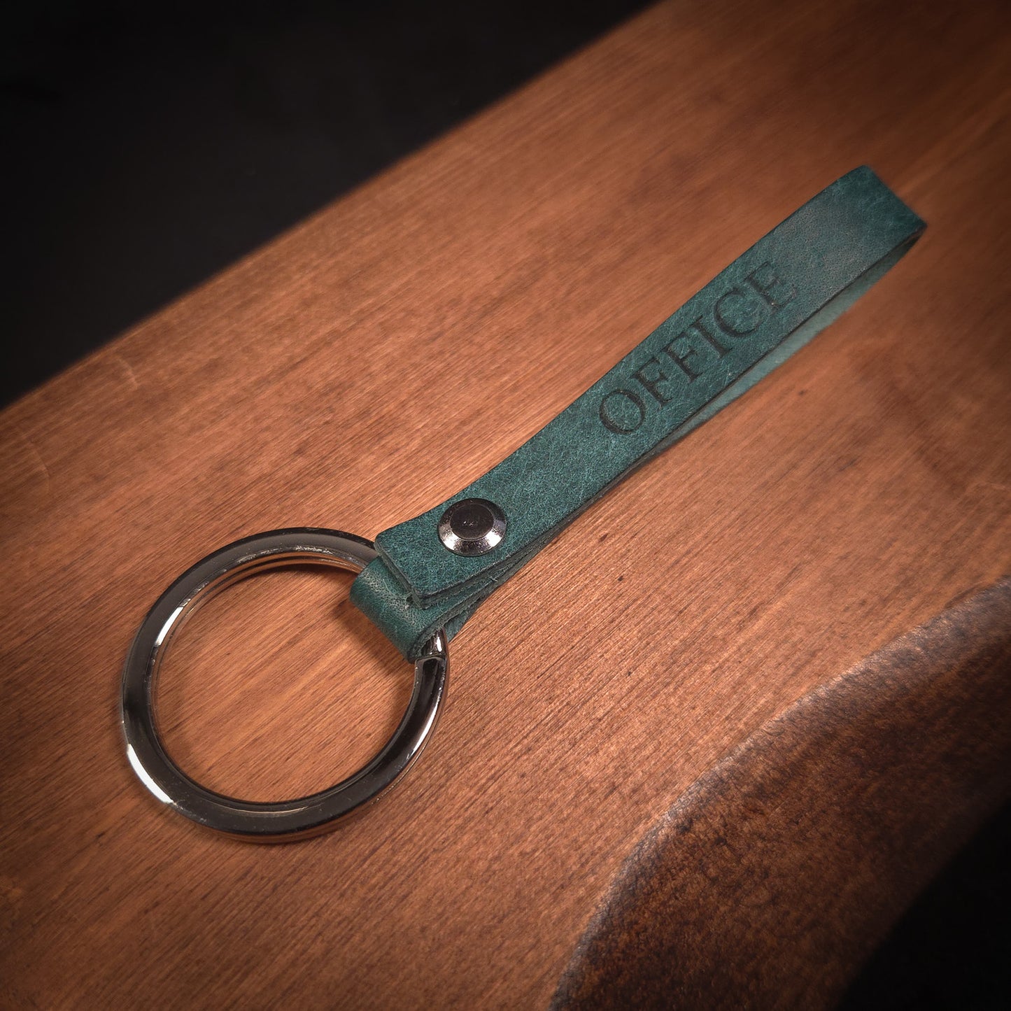 The Ashbourne Handmade Leather Keychain