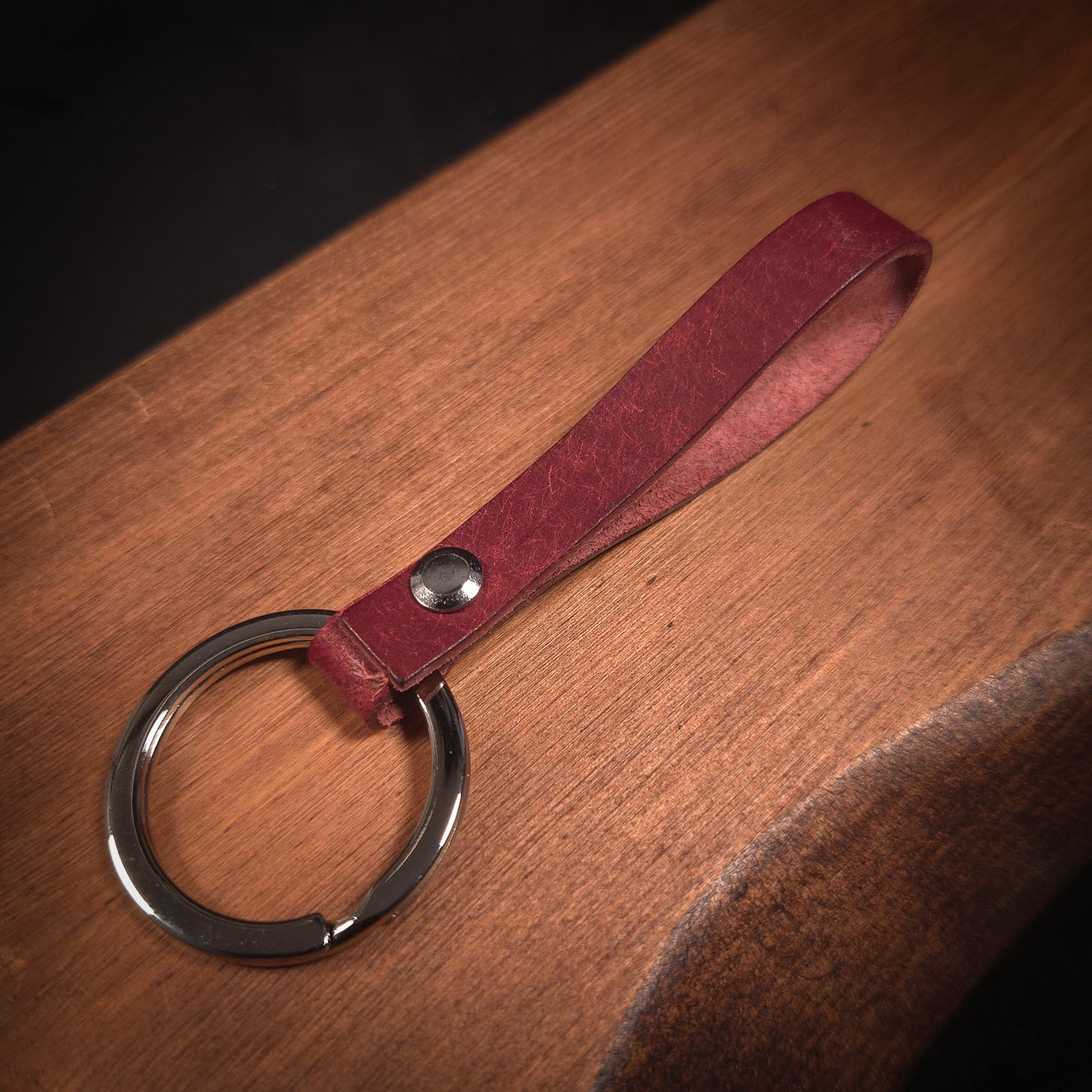 The Ashbourne Handmade Leather Keychain