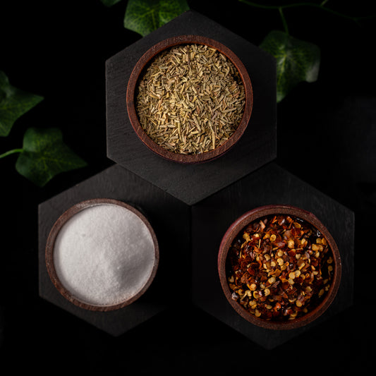 The Triad Vessels (set of 3), A Woodland and Leather Collaboration