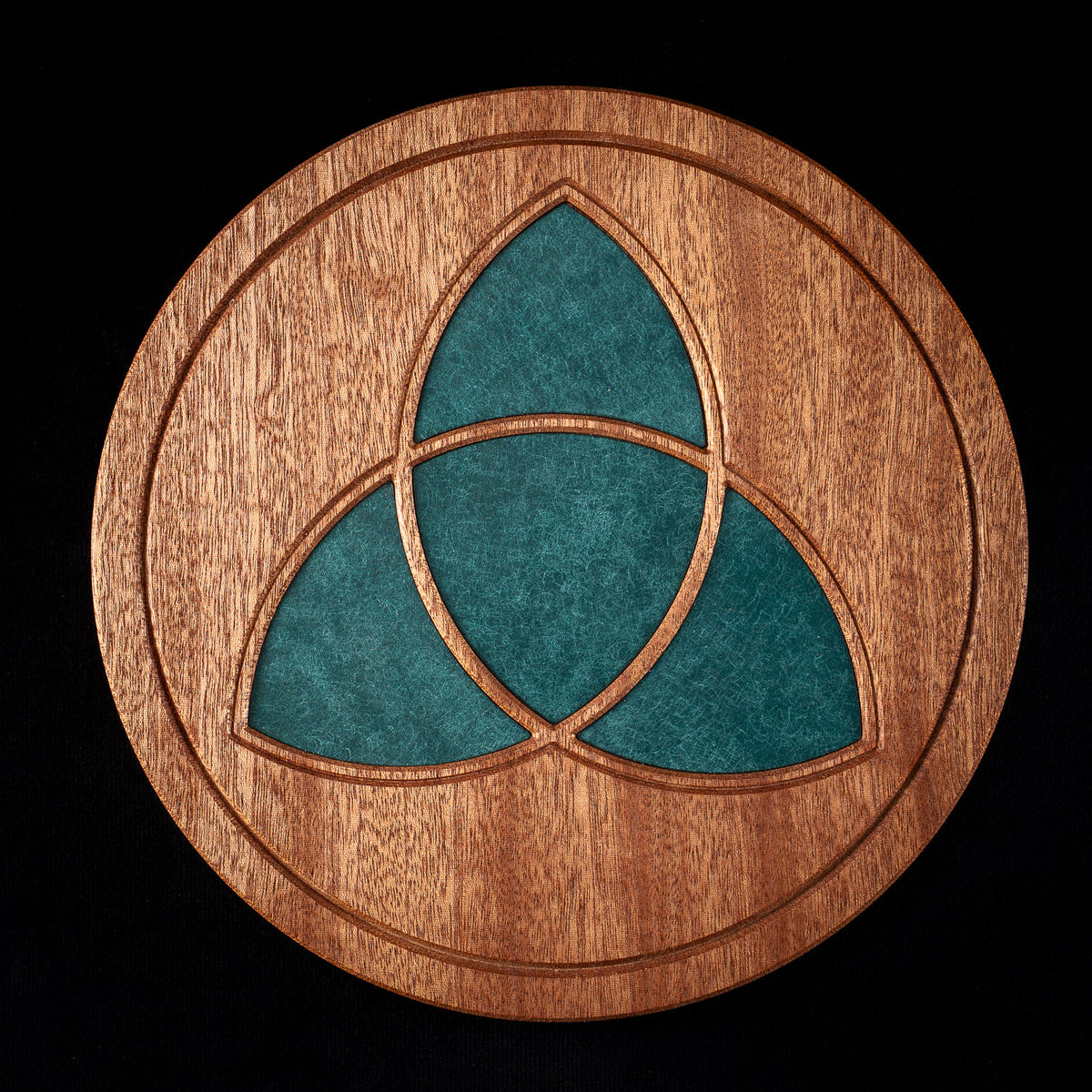 Triquetra Wooden Crystal Grid Board