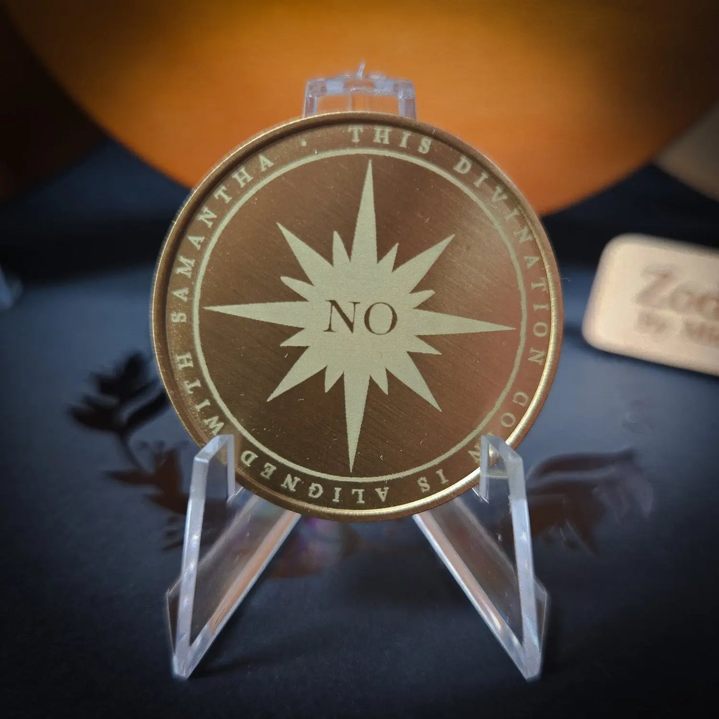 Handmade Leather Zodiac Wheel Mat